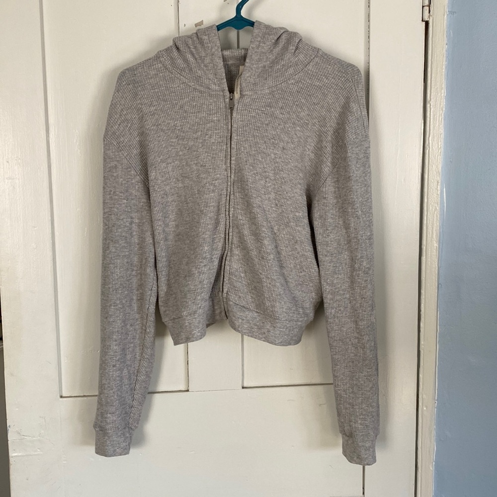 Cropped Grey Aritzia hoodie (M)